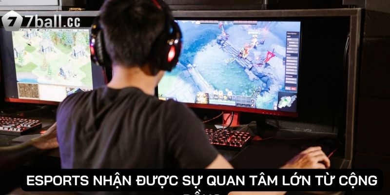 Esports nhận được sự quan tâm lớn từ cộng đồng
