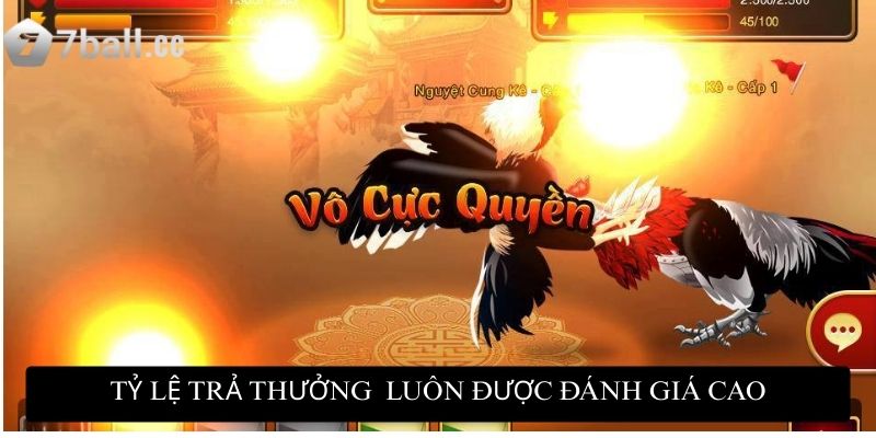 Tỷ lệ trả thưởng tại hệ thống luôn được đánh giá cao